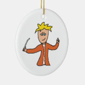 Orchestra Conductor Keramisch Ornament (Rechts)
