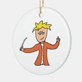Orchestra Conductor Keramisch Ornament (Links)