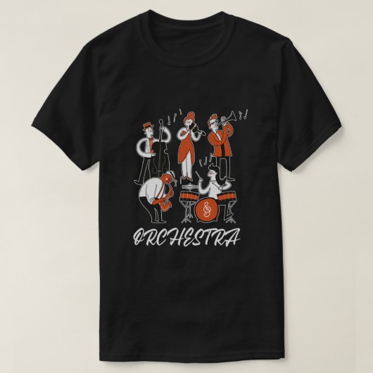 Orchestra Conductor Musician Music Instrument Gift T-shirt (Design voorkant)