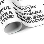 Orchestra Conductor Wealthy & Succesvol Cadeaupapier (Rol Hoek)