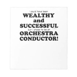 Orchestra Conductor Wealthy & Succesvol Notitieblok