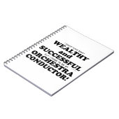 Orchestra Conductor Wealthy & Succesvol Notitieboek (Linkerzijde)