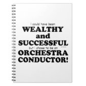 Orchestra Conductor Wealthy & Succesvol Notitieboek (Voorkant)