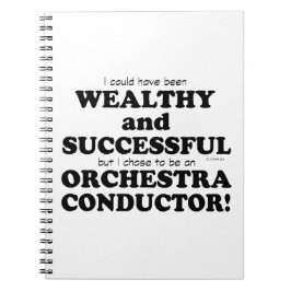Orchestra Conductor Wealthy & Succesvol Notitieboek