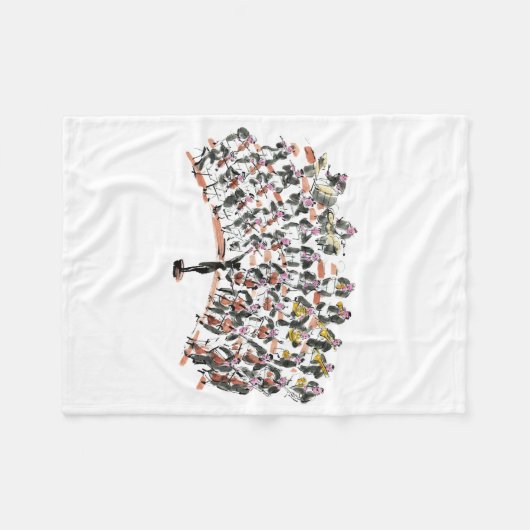 Orchestra Fleece Deken (Voorkant (Horizontaal))