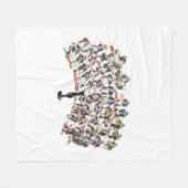 Orchestra Fleece Deken (Voorkant (Horizontaal))
