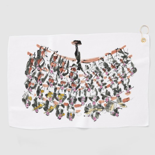 Orchestra Golf Towels Golfhanddoek (Horizontaal)