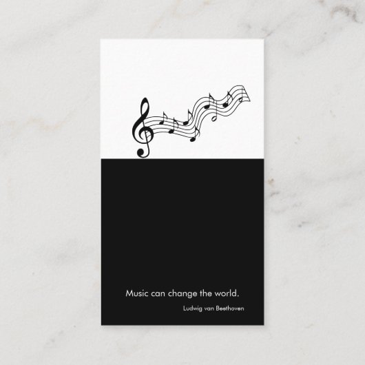 Orchestra | Hoofdgeleider Visitekaartje (Achterkant)