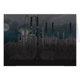 Orchestra Instrument Nighttime Skyline