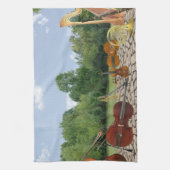 Orchestra Instruments in the Park Theedoek (Verticaal)