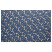 Orchestra Instruments Musician Decor Blue Stof (Yard (91,4 cm))