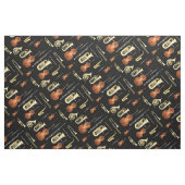 Orchestra Instruments Musician Decor Stof (Fat Quarter)