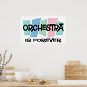 Orchestra is voor eeuwig poster (Keuken)