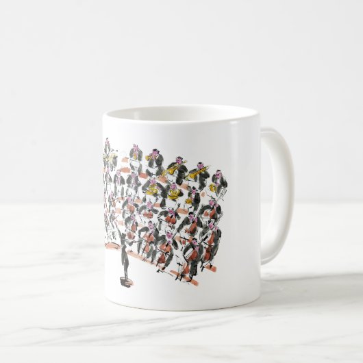 Orchestra Koffiemok (Voorkant rechts)