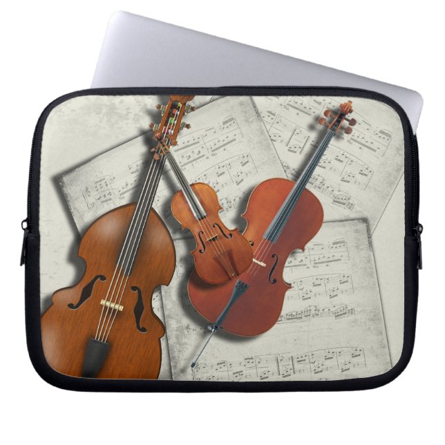 Orchestra Music and Instruments Electronics Bag Laptop Sleeve (Voorkant)