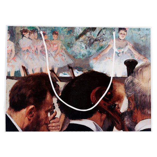 Orchestra Musicians, Edgar Degas Groot Cadeauzakje (Achterkant)