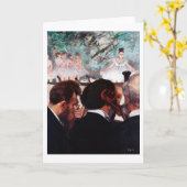 Orchestra Musicians, Edgar Degas Kaart (Gele Bloem)