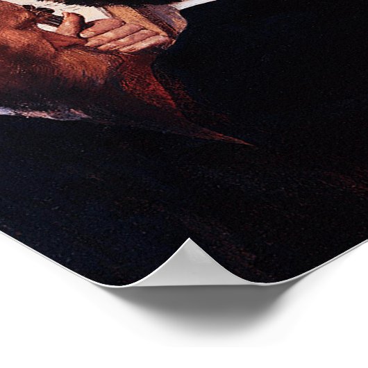 Orchestra Musicians, Edgar Degas Poster (Hoek)