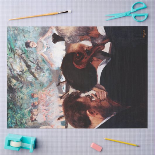 Orchestra Musicians, Edgar Degas Tissuepapier (Craft)