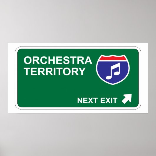 Orchestra Next Exit Poster (Voorkant)