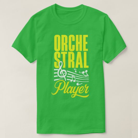 Orchestra Orchestral Player T-shirt (Design voorkant)