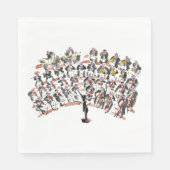 Orchestra Party Napkins Servet (Voorkant)