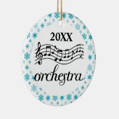 Orchestra Persoonlijk kerstversiering Keramisch Ornament (Rechts)