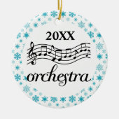 Orchestra Persoonlijk kerstversiering Keramisch Ornament (Voorkant)