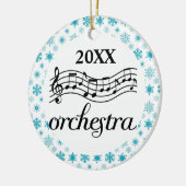 Orchestra Persoonlijk kerstversiering Keramisch Ornament (Links)