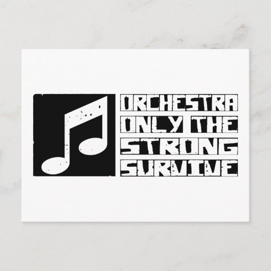 Orchestra Survive Briefkaart (Voorkant)