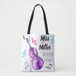 Orchestra Teacher Design Tote Bag