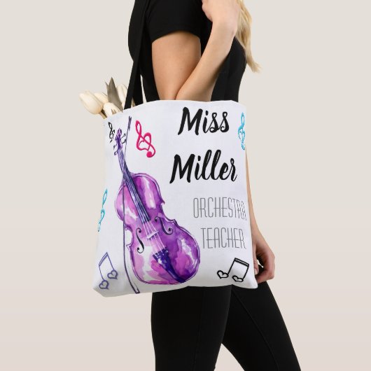 Orchestra Teacher Design Tote Bag (Dichtbij)