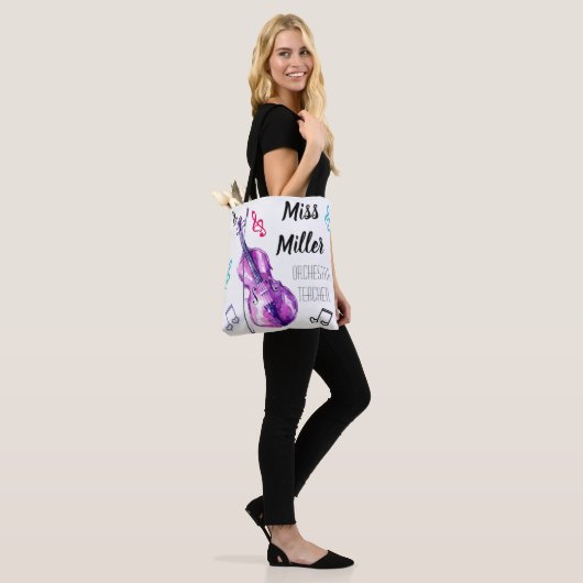 Orchestra Teacher Design Tote Bag (Op model)