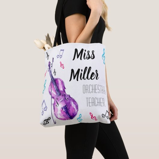 Orchestra Teacher Design Tote Bag (Dichtbij)