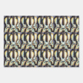 Orchestra Violins Violas Classical Music Pattern Inpakpapier Vel (Voorkant 3)