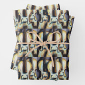 Orchestra Violins Violas Classical Music Pattern Inpakpapier Vel (In situ)