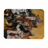 Orchestrale katten magneet (Horizontaal)