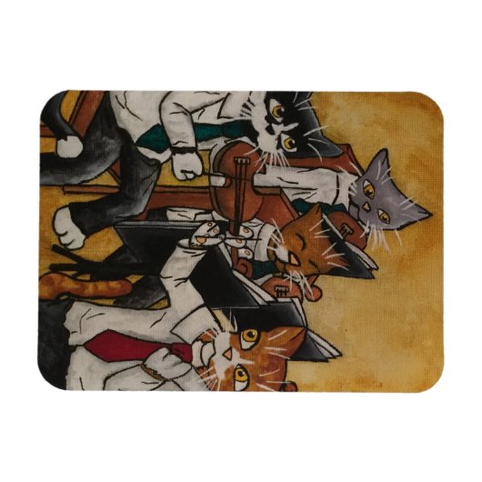 Orchestrale katten magneet (Horizontaal)