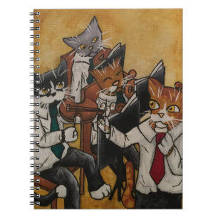 Orchestrale katten notitieboek