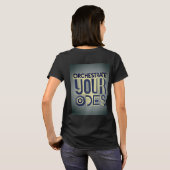 Orchestrate Your Odes: Symfonie van stijl T-shirt (Achterkant volledig)