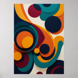 Orchestratie van kleur poster