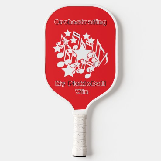 Orchestrating My PickleBall Win Pickleball Paddle (Achterkant)