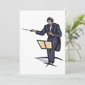 Orchestrator Conductor Kaart (Staand voorkant)