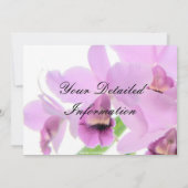 Orchid1 All-Occasion Invites/ Kaart (Achterkant)