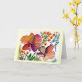 Orchid31 Kaart (Gele Bloem)