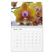 Orchid 12-maandkalender kalender (Feb 2027)