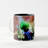 Orchid 12 tweekleurige koffiemok (Voorkant links)