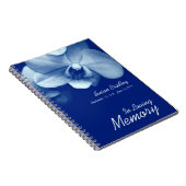 Orchid 6 in Loopgeheugen Funeral Guest Book Notitieboek (Rechterzijde)