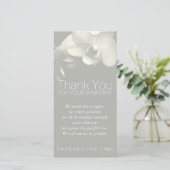 Orchid 6b Sympathie Hartelijk dank voor uw fotokaa Bedankkaart (Staand voorkant)