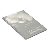 Orchid 9 Floral Photography Funeral Guest Book Notitieboek (Rechterzijde)